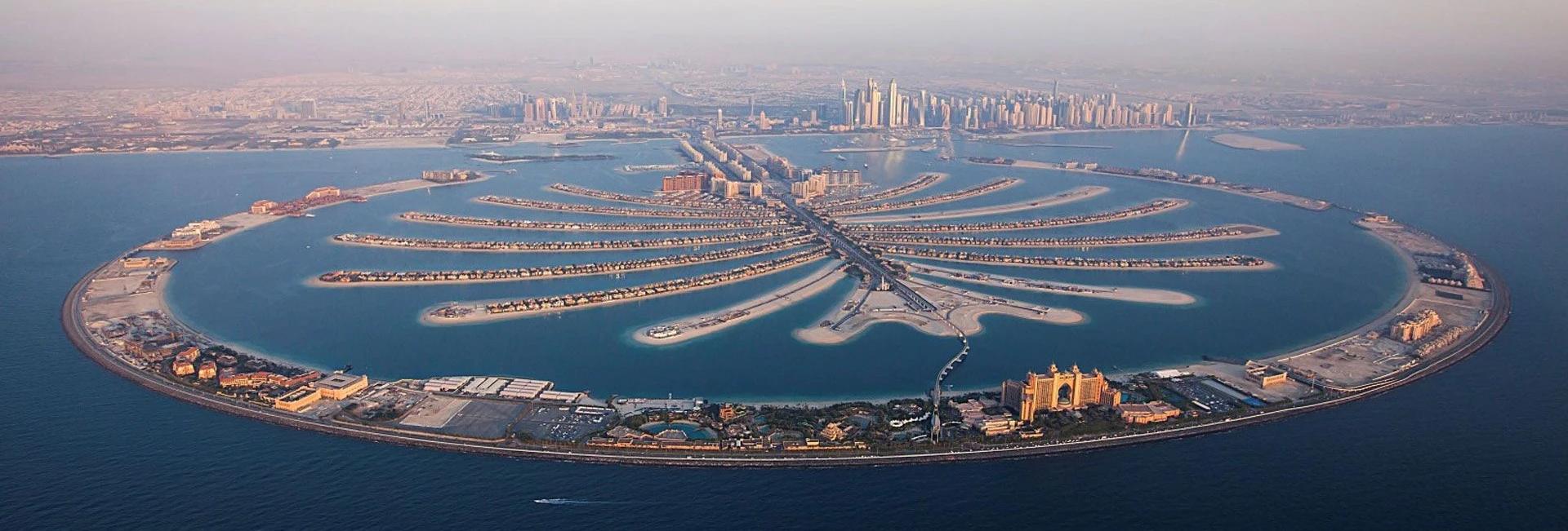 صورة خلفية نخلة جميرا